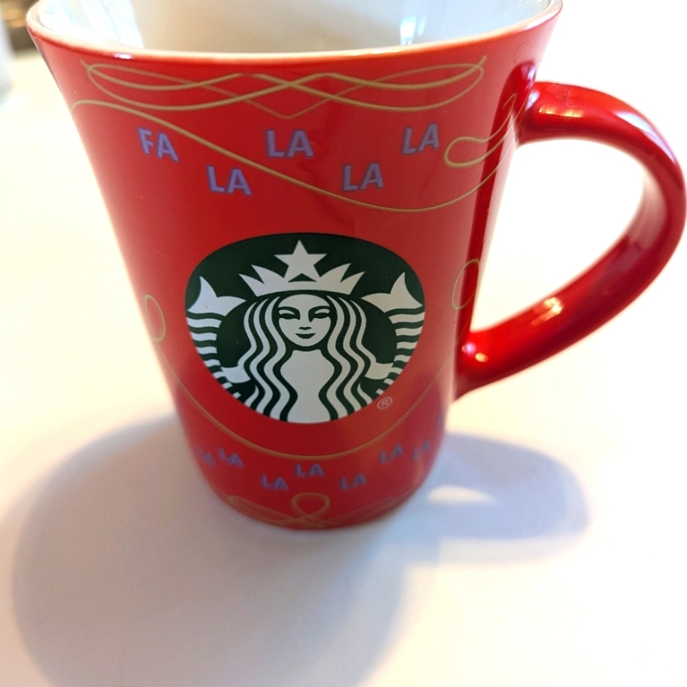 Holiday 2020 Starbucks FaLaLa Coffee Holiday 10 Oz Ceramic Mug Cup